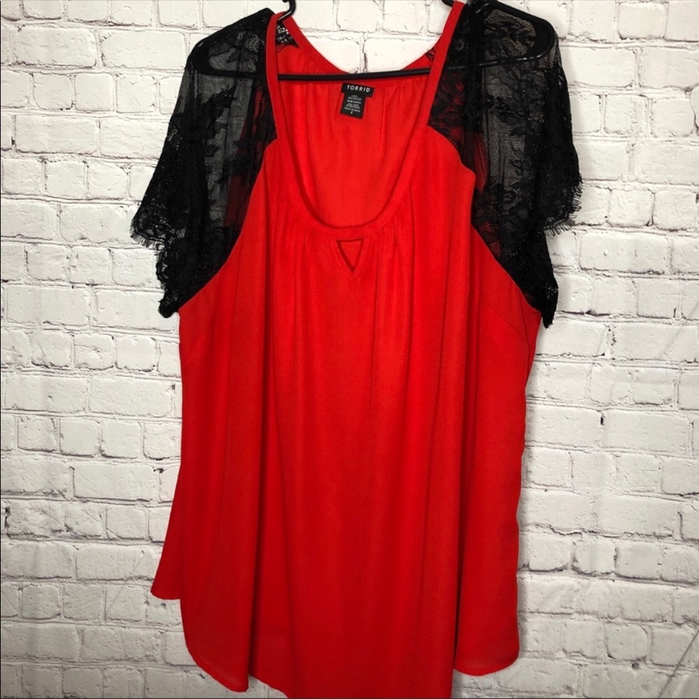 Red Torrid Blouse